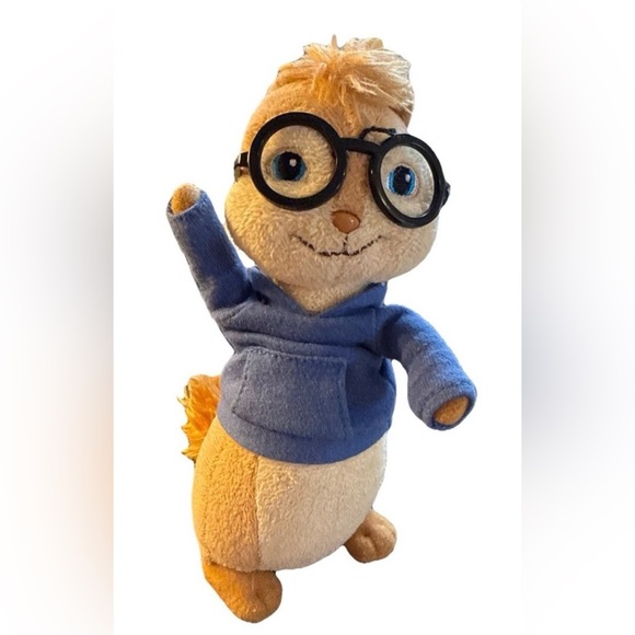 Disney Other - TY- ALVIN AND THE CHIPMUNKS - SIMON PLUSH - 7” Beanbag bottom